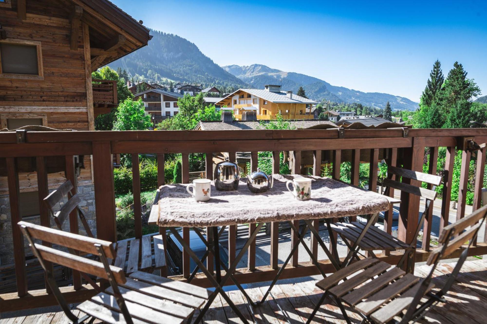 Warm 2-Bedroom Apartment Near The Tourist Office Megève Eksteriør bilde